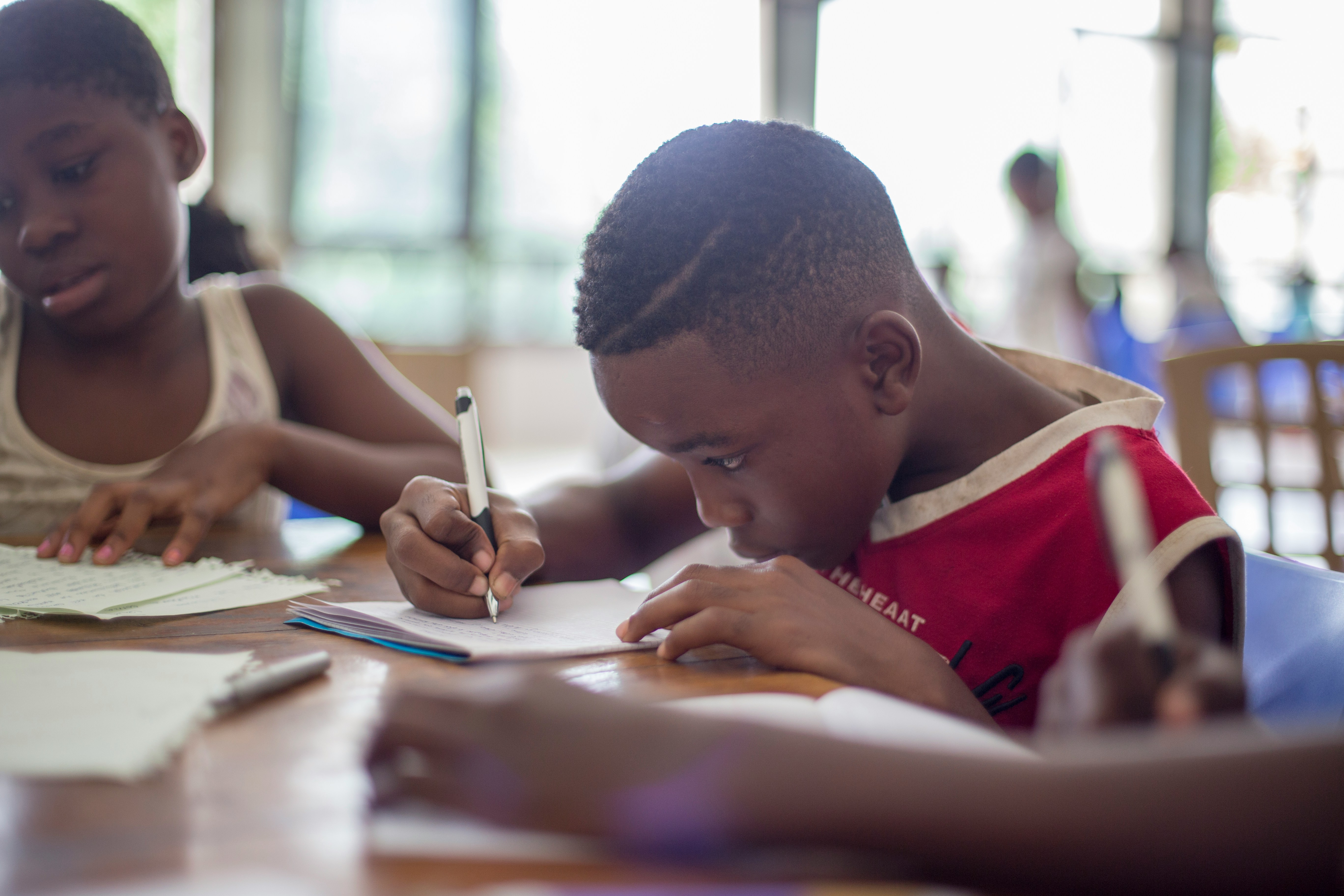 Kwame's story - young student smiling